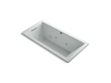 KOHLER K-1822-H2-95 Underscore Rectangle 66" x 32" drop-in whirlpool with heater without jet trim