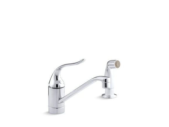 KOHLER 15176-F-CP Coralais Two-Hole Kitchen Sink Faucet With 8-1/2