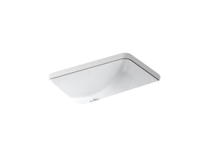 KOHLER K-2214-G Ladena 20-7/8" x 14-3/8" x 8-1/8" undermount bathroom sink with glazed underside