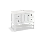 KOHLER K-99568-1WA Marabou 42" bathroom vanity cabinet with 1 door and 4 drawers