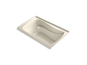 KOHLER K-1242-RW-47 Mariposa 60" x 36" alcove bath with Bask heated surface, integral flange and right-hand drain