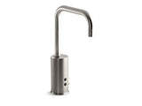 KOHLER K-13472 Gooseneck Touchless faucet with Insight technology and temperature mixer, DC-powered