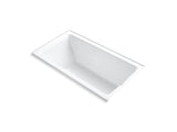 KOHLER K-855-R-47 Tea-for-Two 66" x 36" alcove bath with integral flange and right-hand drain
