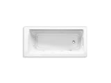 KOHLER K-1949-H Archer 66" x 32" drop-in whirlpool bath with end drain and heater
