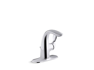 KOHLER 5313-4-BN Refinia Single-Handle Bathroom Sink Faucet in Vibrant Brushed Nickel