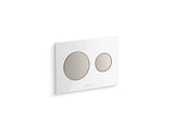 KOHLER K-23252-F Skim Dual-flush actuator plate for 2" x 4" in-wall tank and carrier system