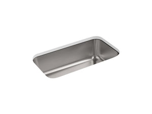 KOHLER K-5290 Undertone 31-1/4" x 17-7/8" x 9-5/16" undermount single-bowl large kitchen sink