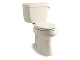 KOHLER 3713-RA-47 Highline Classic Comfort Height Two-Piece Elongated 1.28 Gpf Chair Height Toilet With Right-Hand Trip Lever And 10" Rough-In in Almond