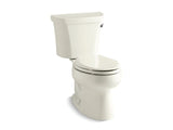 KOHLER K-3978-TR Wellworth Two-piece elongated 1.6 gpf toilet with right-hand trip lever and tank cover locks