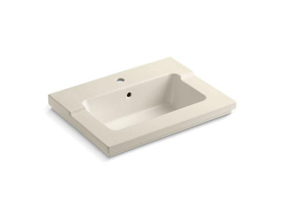 KOHLER K-2979-1-47 Tresham vanity-top bathroom sink with single faucet hole