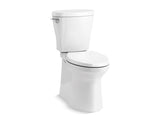 KOHLER 20198-0 Betello Comfort Height Two-Piece Elongated 1.28 Gpf Chair Height Toilet With Continuousclean Technology in White