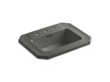 KOHLER K-2325-8-58 Kathryn Drop-in bathroom sink with 8" widespread faucet holes