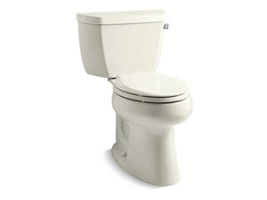KOHLER 5299-RA-0 Highline Classic Comfort Height Two-Piece Elongated 1.0 Gpf Chair Height Toilet With Right-Hand Trip Lever in White