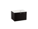 KOHLER K-99541-R-1WU Jute 30" wall-hung bathroom vanity cabinet with 1 door and 1 drawer on right