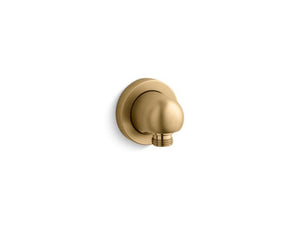 KOHLER 976-BGD Stillness Wall-Mount Supply Elbow in Vibrant Moderne Brushed Gold