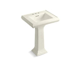 KOHLER 2238-4 Memoirs Classic 24" pedestal bathroom sink with 4" centerset faucet holes