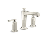 KOHLER K-T16237-4 Margaux Deck-mount bath faucet trim for high-flow valve with non-diverter spout and lever handles, valve not included