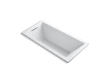KOHLER K-1822-GHVB Underscore 66" x 32" VibrAcoustic bath with Heated BubbleMassage