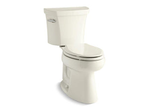 KOHLER 5298-T-0 Highline Comfort Height Two-Piece Elongated 1.0 Gpf Chair Height Toilet With Tank Cover Locks in White