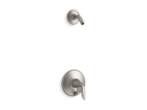 KOHLER T5319-4L-BN Refinia Rite-Temp(R) Shower Trim Set With Push-Button Diverter, Less Showerhead in Vibrant Brushed Nickel