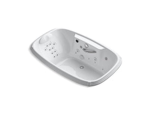 KOHLER K-1457-RV-0 Portrait 67" x 42" drop-in Effervescence + whirlpool with Spa/Massage Package and right-hand pump