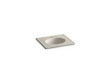 KOHLER K-2791-1 Ceramic/Impressions 25" oval vanity-top bathroom sink with single faucet hole
