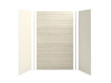 KOHLER 97615-896 Choreograph 60" X 32" X 96" Shower Wall Kit in Veincut Biscuit with Biscuit accents