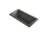 KOHLER K-1821-W1 Underscore 66" x 32" drop-in bath with Bask heated surface and end drain