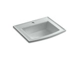 KOHLER K-2356-1-47 Archer Drop-in bathroom sink with single faucet hole