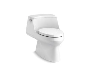 KOHLER 3722-0 San Raphael One-Piece Elongated 1.28 Gpf Toilet With Slow Close Seat in White