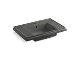 KOHLER K-2758-1-58 Tresham 30" pedestal bathroom sink basin with single faucet hole