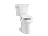 KOHLER 5481-0 Highline Comfort Height Two-Piece Round-Front 1.28 Gpf Chair Height Toilet in White