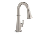 KOHLER K-23832-WB Riff Touchless pull-down kitchen sink faucet with KOHLER Konnect and three-function sprayhead