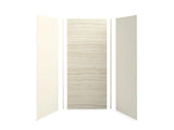 KOHLER 97612-896 Choreograph 42" X 36" X 96" Shower Wall Kit in Veincut Biscuit with Biscuit accents