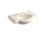KOHLER K-2295-8-47 Devonshire Bathroom sink with 8" widespread faucet holes