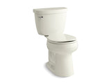 KOHLER 3887-96 Cimarron Comfort Height Two-Piece Round-Front 1.28 Gpf Chair Height Toilet in Biscuit