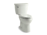 KOHLER 3589-T-NY Cimarron Comfort Height Two-Piece Elongated 1.6 Gpf Toilet With Tank Cover Locks in Dune
