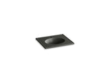 KOHLER K-2791-1 Ceramic/Impressions 25" oval vanity-top bathroom sink with single faucet hole
