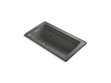 KOHLER K-1122-W1 Archer 60" x 32" drop-in whirlpool bath with end drain, and Bask heated surface