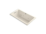 KOHLER K-1168-H2-47 Underscore Rectangle 60" x 32" drop-in whirlpool with heater without jet trim