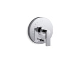 KOHLER K-T73117-4 Composed Rite-Temp valve trim with push-button diverter and lever handle