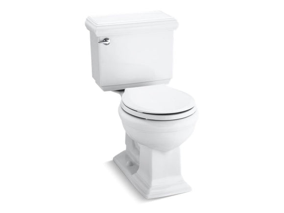 KOHLER 3986-U Memoirs Classic Two-piece round-front 1.28 gpf chair height toilet with insulated tank