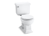 KOHLER 3986-U Memoirs Classic Two-piece round-front 1.28 gpf chair height toilet with insulated tank