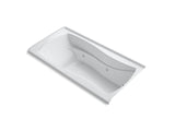 KOHLER K-1257-R Mariposa 72" x 36" alcove whirlpool bath with integral flange and right-hand drain