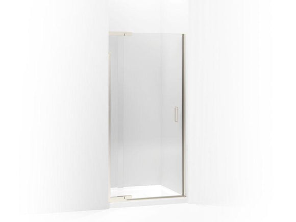 KOHLER 702010-L-BN Purist Pivot Shower Door, 72