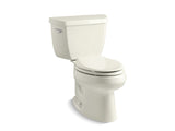 KOHLER 3575-96 Wellworth Classic Two-Piece Elongated 1.28 Gpf Toilet in Biscuit
