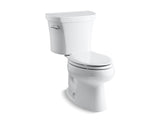 KOHLER 3948-0 Wellworth Two-Piece Elongated 1.28 Gpf Toilet With 14" Rough-In in White
