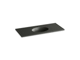 KOHLER K-2891-1 Ceramic/Impressions 49" oval vanity-top bathroom sink with single faucet hole