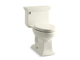 KOHLER 3813-96 Memoirs Stately Comfort Height One-Piece Compact Elongated 1.28 Gpf Chair Height Toilet With Quiet-Close Seat in Biscuit