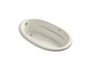KOHLER K-1162-S1GW Sunward 60" x 42" drop-in BubbleMassage air bath with Bask heated surface